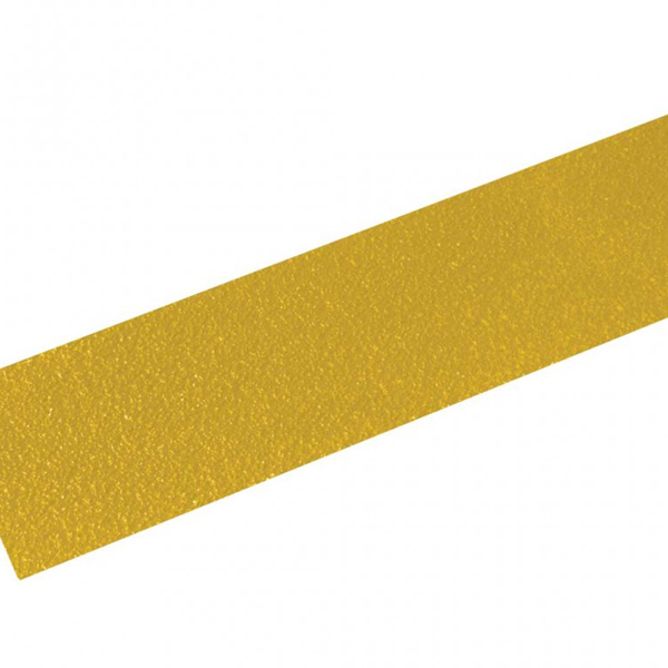 90mm Non Slip Yellow Medium Grit Fibreglass Decking Strips