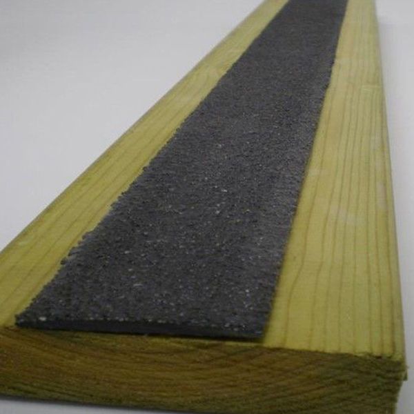 Anti Slip 50mm Heavy Duty Black GRP Decking Strips For Commercial Surface