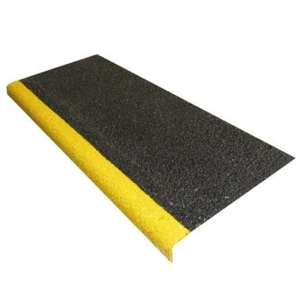 Anti Slip Heavy Duty GRP Depth Step Black/Yellow Stair Tread Covers