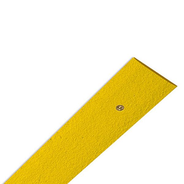 Non Slip Un Drilled Yellow GRP Wooden Decking Strips - 3mm Thick