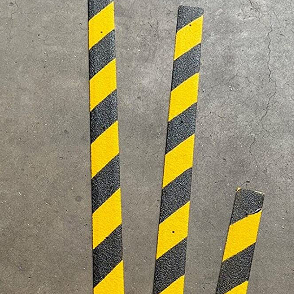 Non Slip GRP Hazard Decking Strips High Visibility for Slippery Decks