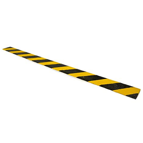 Non Slip GRP Hazard Decking Strips High Visibility for Slippery Decks