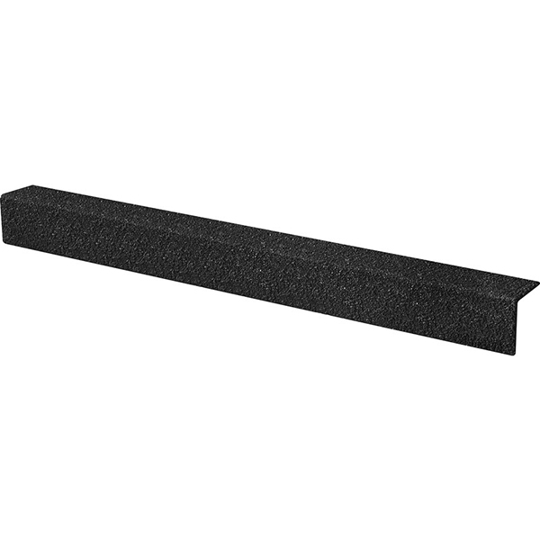 Non Slip Black Medium Grit GRP 55mm x 55mm Stair Nosing Cover 