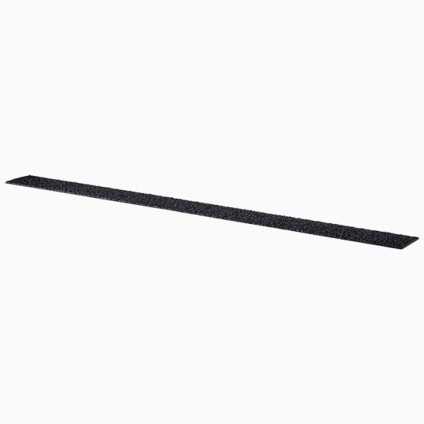 Non Slip Un Drilled Black GRP Wooden Decking Strips - 3mm Thick