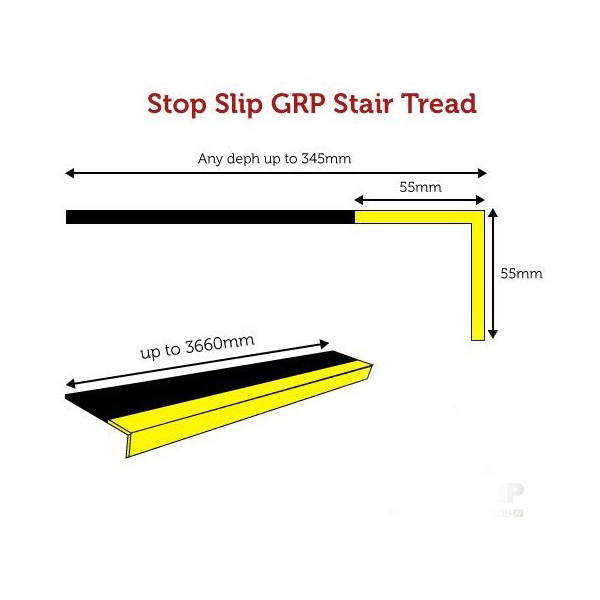 Anti Slip Heavy Duty Black Stair Tread Cover For Stairways