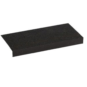 Non Slip 55mm x 345mm Medium Grit Heavy Duty Black Stair Tread 