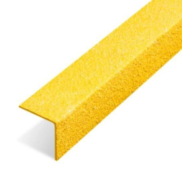 Anti-Slip Medium Grit Stair Nosing Cover 55mm x 55mm Stripe