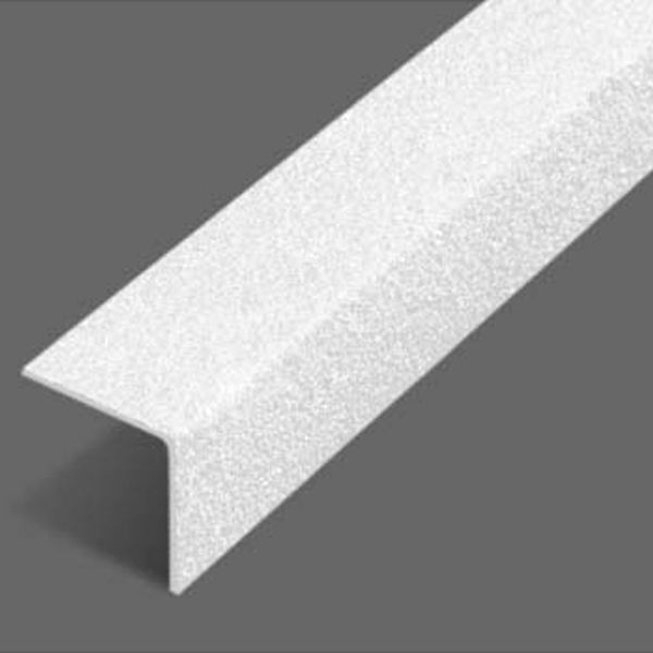 Medium Grit White Anti Slip 70mm x 30mm Stair Nosing Cover 